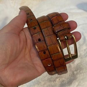 LADIES - Martin Dingman Alligator Grain Italian Calfskin.